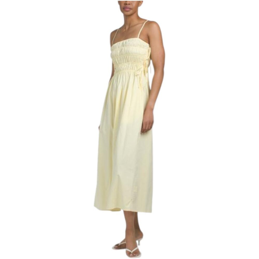 WHITE CLOSET Sleeveless Ruched Top Maxi Dress